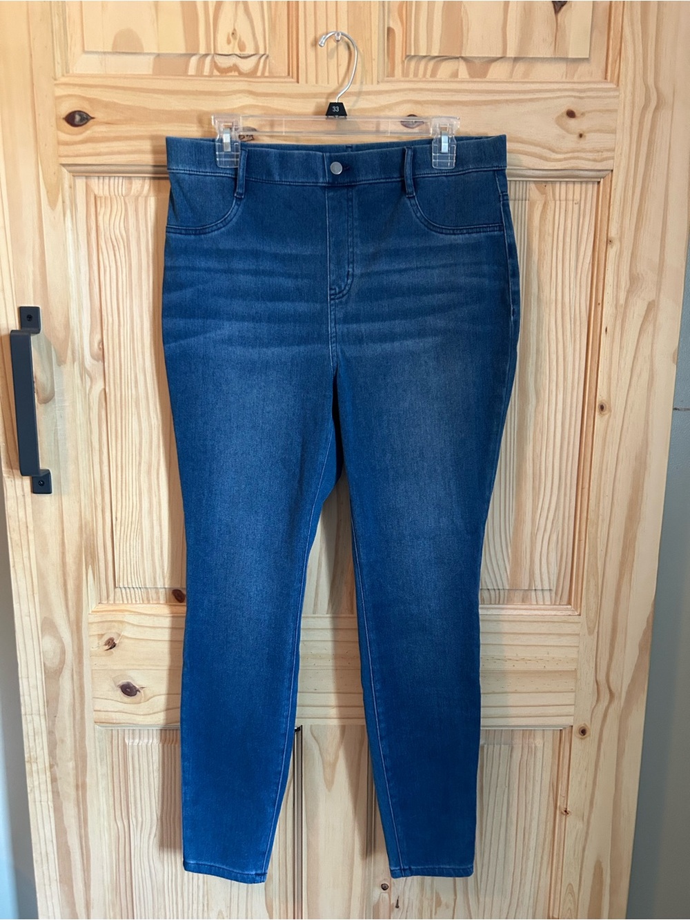 Time and Tru Women's Skinny Jeans - Dark Blue Wash